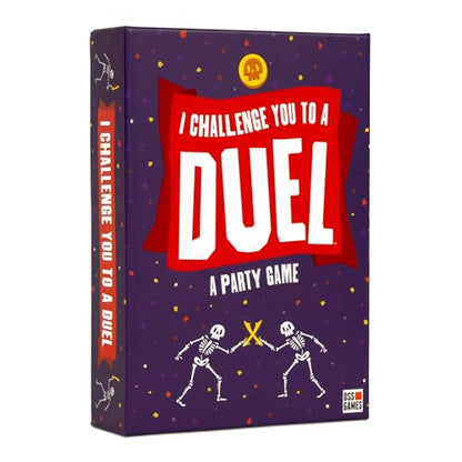 DSS Games I Challenge You to A Duel [Challenge Party Game for Teens & Adults | Funny Card Game for Family Game Night, Birthday Parties & Large Groups]