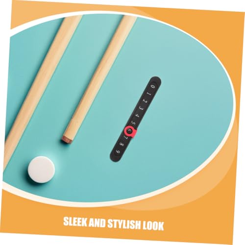 Toddmomy 5pcs Billiard Score Keeper Mini Tabletop Score Counter for Snooker Games for Pool Table for Home Office Competitive Play