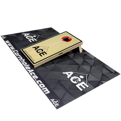 CornholeAce ACE Cornhole Pitch Pad Set - Includes 2 Cornhole Mats