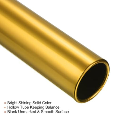 PATIKIL Relay Track Baton, Aluminum Alloy Tube Field Running Race Stick for Outdoor Athletics Sport Game Tool - color: Gold