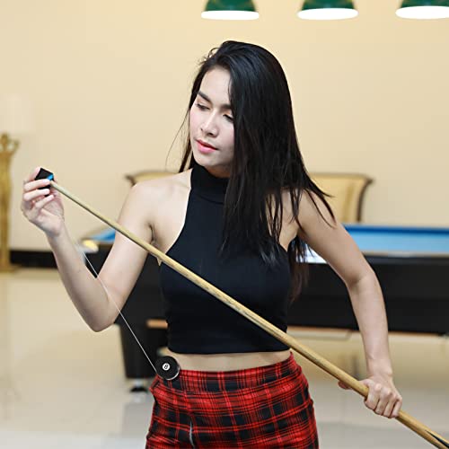 Wettarn 2 Pcs Billiard Pool Cue Chalk Holder and 8 Pcs Pool Chalk Cubes Set Snooker Retractable Drawing Belt Clip Pool Chalk Holder Pool Cue Chalk Snooker Practical Tool for Table Billiards