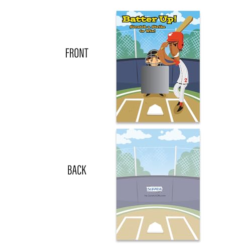 My Scratch Offs Baseball Batter Up Scratch Off Game Cards 26 Pack - 2 Winning and 24 Sorry - style: Baseball Batter Up