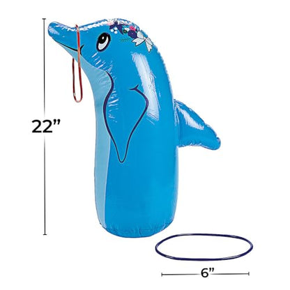 Inflatable Dolphin Ring Toss Game, Vacation Bible School 2024