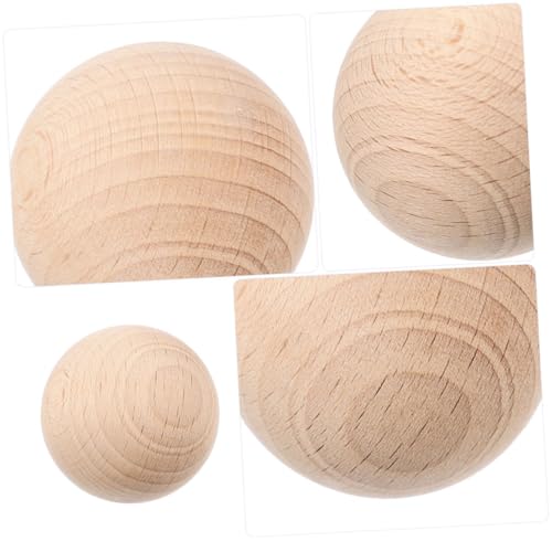 Outdoor Games 5pcs Wooden Croquet Balls Leisure Activity Replacement for Croquet Set Family Gathering