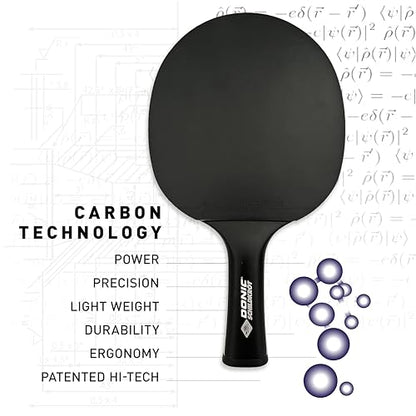 Donic-Schildkröt CarboTec Table Tennis Racket, 20% to 100% Carbon