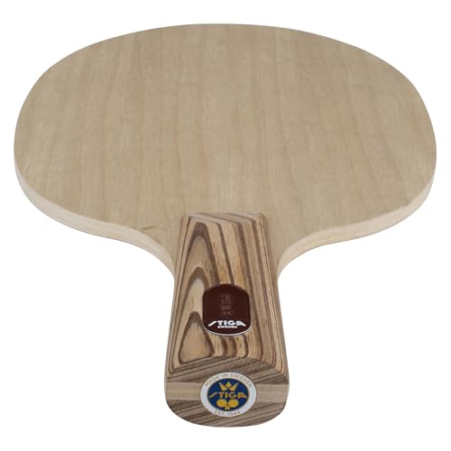 STIGA Pure Table Tennis Blade, Round Wood Blade for Experienced Advanced Offensive Players, Competition Approved - style: Pure - Pen
