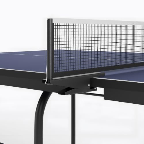 Zevemomo Table Tennis Table, Foldable Ping Pong Tables w/ 2 Paddles 3 Balls - color: Blue