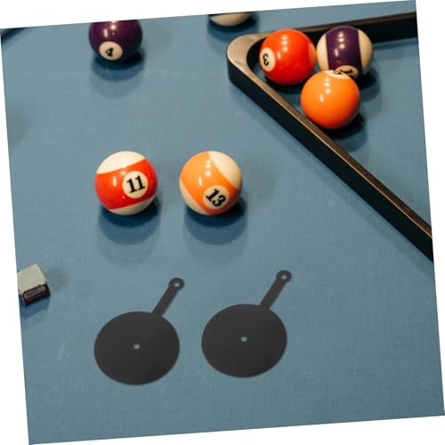 Abaodam Billiard Aim Trainer Mat 2pcs Pool Table Training Accessories Marker Dots for Beginners Aiming Practice Tool for Skill Development and Performance Enhancement