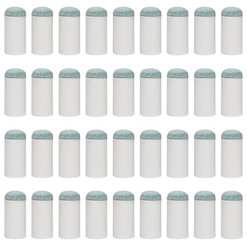 Pool Cue Replacement Protective Cover 13 mm Slip-On Cue Tip Durable Pool Cue Repair Rod-36PCS
