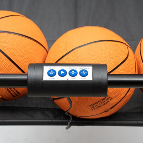 Electronic Basketball Arcade Game Shot Dual Shot Foldable Basketball Machine Indoor Basketball Hoop Arcade with Digital Scoring and Timer 5 Balls and 2 Nets for Teen & Adults Home
