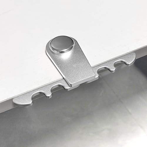 Portable Pool Stick Holder - 4-Cue Weighted Claw for Billiard Table, Silvery - color: Silvery