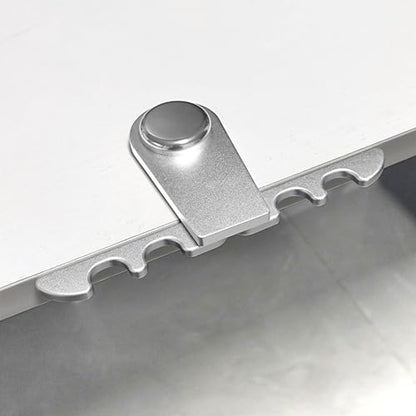 Portable Pool Stick Holder - 4-Cue Weighted Claw for Billiard Table, Silvery - color: Silvery