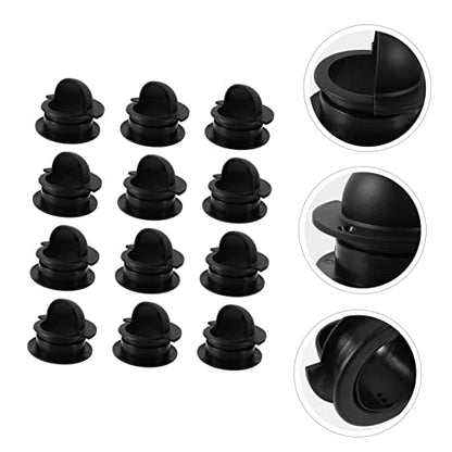 KESYOO 12pcs Plastic Entry Dishes for Standard Foosball Tables Field Goal Football Gear