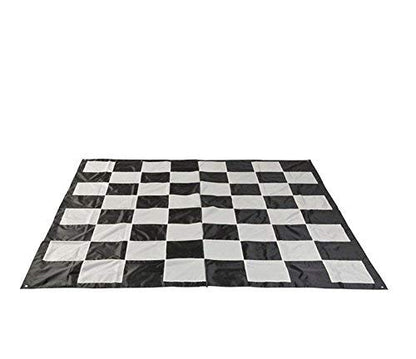 MegaChess Chess Game Mat - Nylon - Large Size - Compatible with 12 Inch and 16 Inch Chess Sets and 4 Inch Checkers