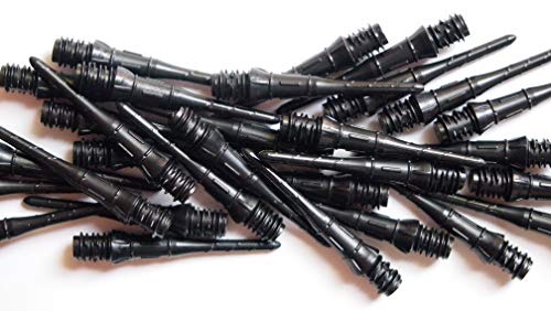 L-style Premium Lippoint - Soft Tip Dart Points - Regular Length - color: Black