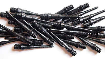L-style Premium Lippoint - Soft Tip Dart Points - Regular Length - color: Black