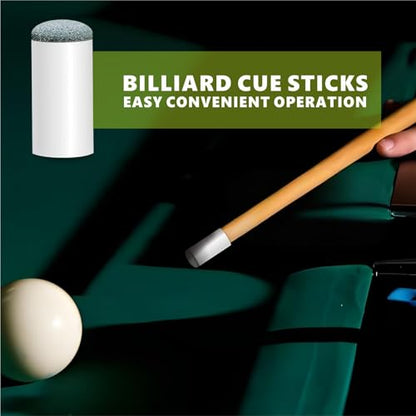 40pcs Slip On Pool Cue Tips，Premium Replacement Pool Cue Tips ，2 Sizes Pool Stick Tips No Glue or Tool Required Billiard Cue Tips Replacement 10mm, 13mm Billiard Stick Tips for Snooker and Pool Cues