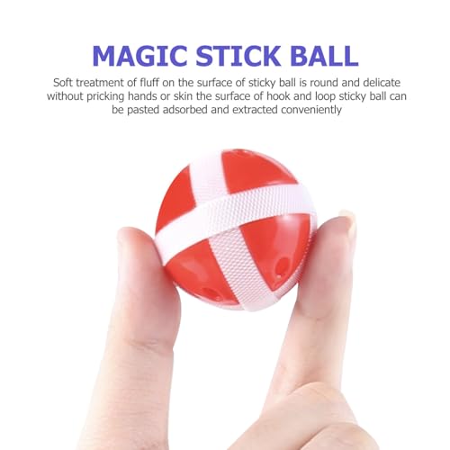 Sticky Dartboard and Sticky Ball Set, 2pcs 42cm Throwing with -and-Loop Target, Educational Indoor Throw for Boys and, Portable Game Set