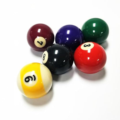 Replacement Billiards Ball, 2-1/4" Regulation Size, Object Balls with Cue Ball & Billiard #8 Ball, Standard Billiards Ball Accessories - color: 10