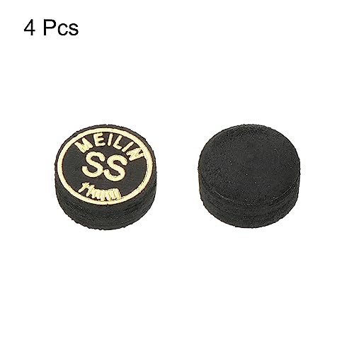PATIKIL Pool Cue Tips Multiple Layer Pool Billiard Cue Tips Laminated Glue-on Snooker Stick Tip Billiard Accessories - size: 11mm, style: Super Soft
