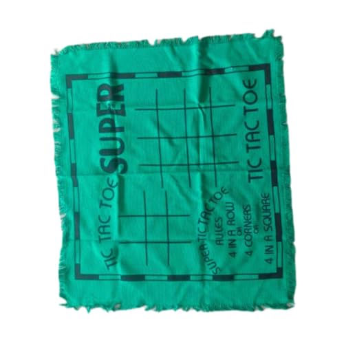Giant Checkers Board Game Set,Jumbo Toe Game,3 in 1 Game Mat for Kids,Adults,Indoor Outdoor Yard Game Classic, Green
