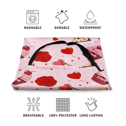 Castle Fairy Cute Rabbit Deer Kitchen Apron - color: Love Cake Pink