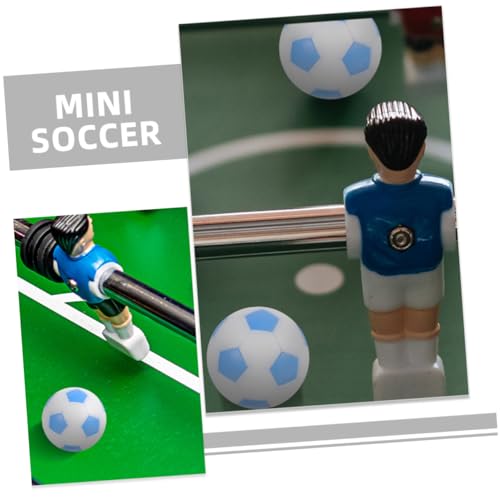 Abaodam 6pcs Foosball Balls Mini Football Game Accessories Tabletop Soccer Replacement Balls Bright for Adult Boys and Girls