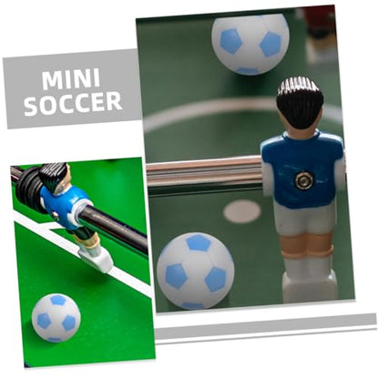 Abaodam 6pcs Foosball Balls Mini Football Game Accessories Tabletop Soccer Replacement Balls Bright for Adult Boys and Girls