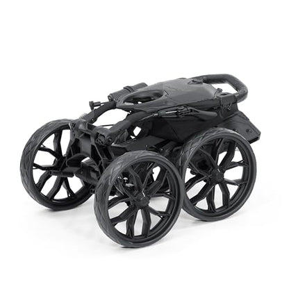 Bag Boy Quad Pro Disc Golf Cart - color: Black/Slate