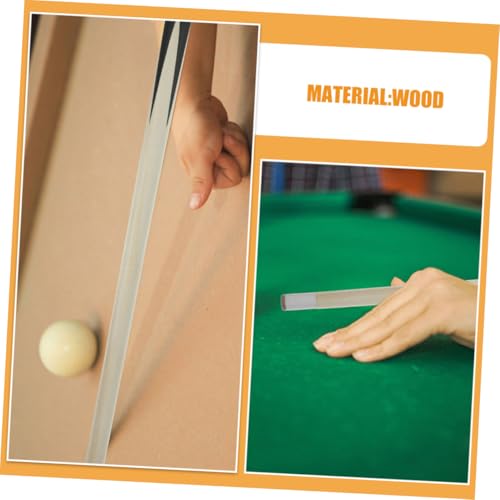 3Pcs Short Pool Cue Sticks Mini Billiard Cues for Wooden Design for Young Players Portable Billiards Accessory for Home and Outdoor Fun