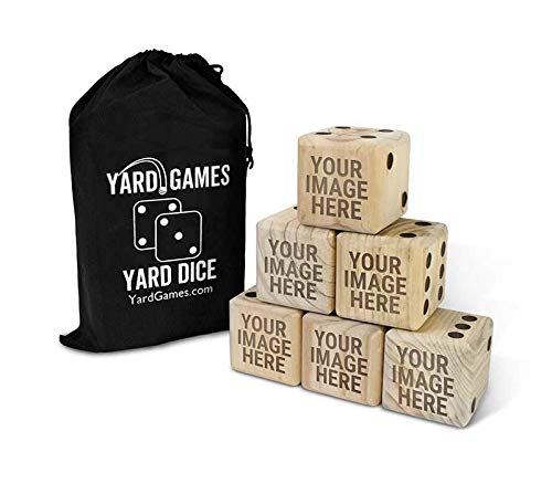 Customized Giant Wooden Yard Dice