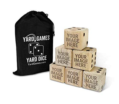 Customized Giant Wooden Yard Dice