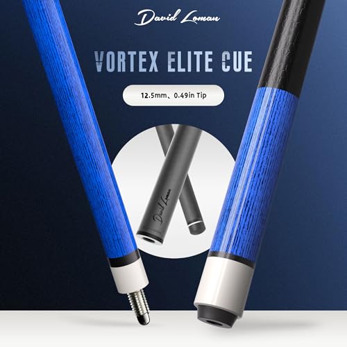Carbon Fiber Pool Cue 58" 2-Piece Cue Stick Professional Cue Carbon Technology Low Deflection Billiard Cues（Weight can be Adjusted） - color: Vortex Elite, size: 11.5mm
