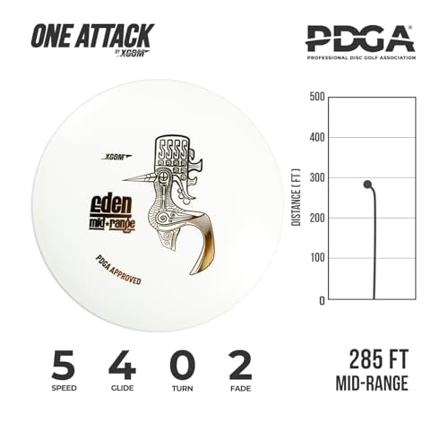 4 Discs PDGA Approved Beginner Set with Easy to Carry Fanny Bag, Included Drivers, Mid-range, Putter for Beginner Professional Outdoor and Backyard