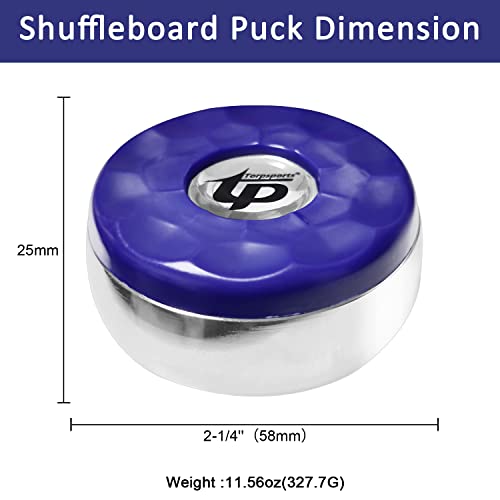 Shuffleboard Pucks,((Dia.58mm 2-1/4'') Mini Shuffleboard Pucks Set, Shuffleboard Pucks Equipment for Family Fun Home Game