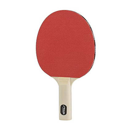 STIGA Beginner Ping Pong Paddles - Recreational to Performance Table Tennis Rackets Ages and Skill Levels - Multiple Styles + Performance Levels Available - style: Hardbat