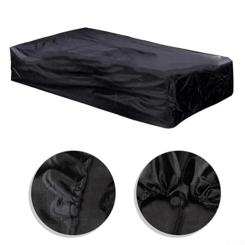 Foosball Table Cover Waterproof for UV Resistant Oxford Cloth for Outdoor and Indoor Use 163 x 115 x 48 cm Black