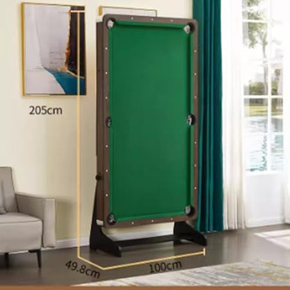 Pool Table, Sturdy & Safe Billiard Table with Adjustable Height for Kids & Adults - color: H