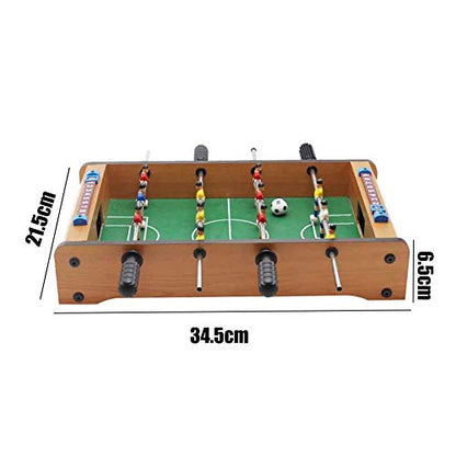 13.58’‘ x 8.46’‘ Table Foosball, Mini Football Table Soccer Tabletops Wood Football Table Top w/Footballs, Game Accessories for Adults Family Night Parties Entertainment