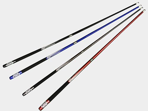 Accuplay Billiards Lot of 4 Fiberglass 58" 2 Piece Pool Cue Sticks 18-21 OZ