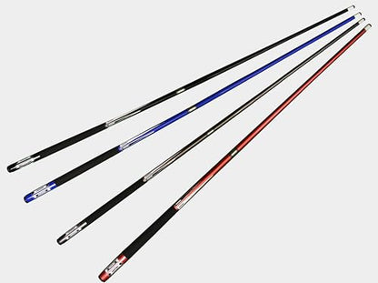 Accuplay Billiards Lot of 4 Fiberglass 58" 2 Piece Pool Cue Sticks 18-21 OZ