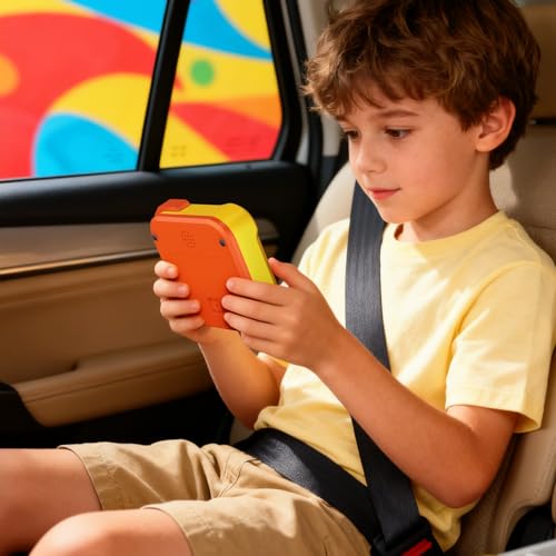 Tic Tac Toe Game, 3-in-1 Game Machine, Handheld Electronic Puzzle Games, Portable Travel Game for Trip, Office Break, Queue Time, Birthday Gift for Kids Adult - color: Yellow