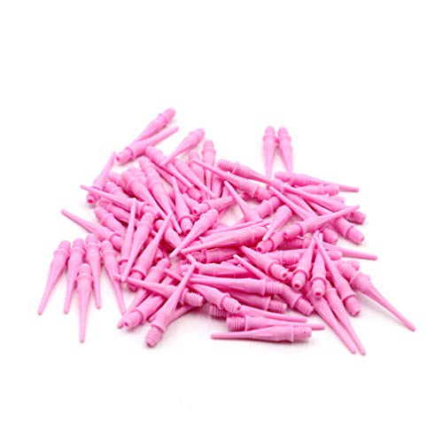 CUESOUL Touch-Point Soft Dart Tip Point with Touch Dart Case Tool for Dart Tip Replacement and Dart Tip Remove - color: Pink
