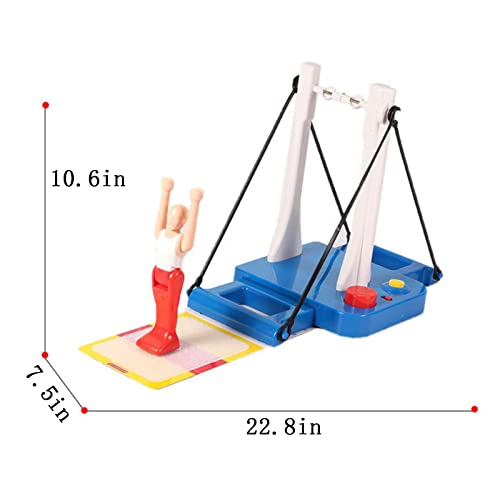 Gymnastics Machine Desktop Office Games Big Rotation 360 Degrees Gymnastics Prince bar Toys - flip Funny Stress Relief Sports Toys