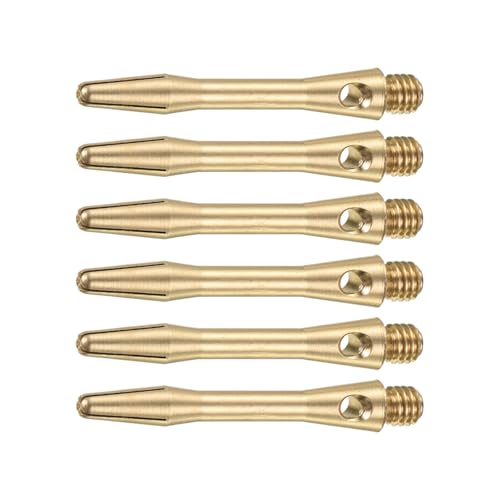 YOKIVE Dart Shafts Indoor Outdoor Plastic Medium Thread Dart Stems Replacement Dart - color: Brass Tone, size: 35mm