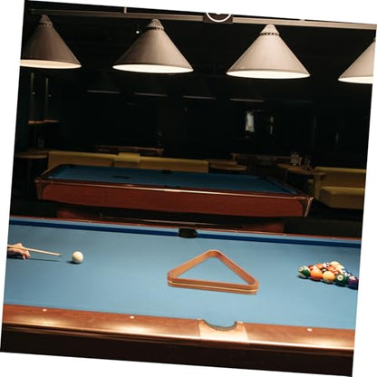 Pine Wood Billiard Ball Rack Triangle Pool Table Accessory for Standard Balls Neat Arrangement Portable Snooker Frame for Home and Tournament Use