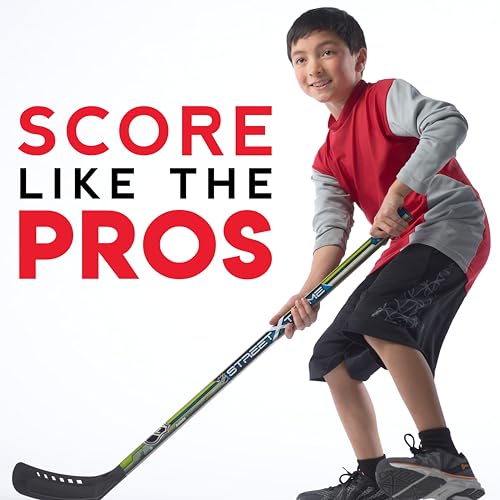Franklin Sports NHL Kids Street Hockey Stick Set - Includes (2) Youth Street Hockey Sticks + (1) Outdoor Roller Hockey Ball - Perfect Hockey Starter Set for Kids - style: Player Sticks