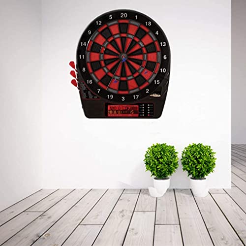 Electronic Dart Board, Electronic Dart Board, Professional Soft Dart Target, Practice Dart Machine with LCD Scoreboard, Powered by AC Adapter Or Battery, for Indoor Garden Office Gifts