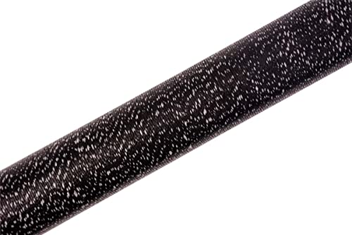 58 inch Hand-Painted Series 2-Piece Billiard Pool Cue Stick with Irish Linen Wrap - color: Black, size: 19oz