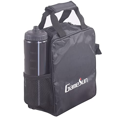 Disc Golf Set with 6 Discs and Mini Disc,Starter Disc Golf Bag,Towel - color: Black